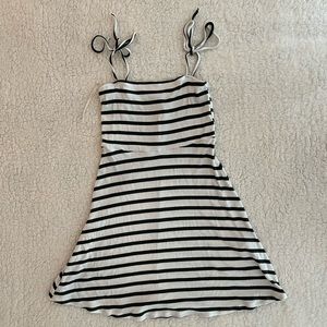 Forever 21 white and green mini dress